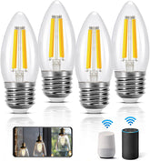 E27 LED lamp - Dimbaar - Filament lamp - 4,5W - 4 stuks - Aigostar