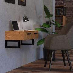 Plankdrager - Plankdragers metaal - Set van 2 stuks - 30x15 cm - Zwart - ML-Design