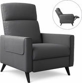 Fauteuil met armleuning - Relaxfauteuil - Relaxstoel - Grijs - XP1G - FLEXISPOT