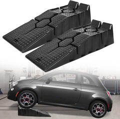 Oprijblokken - Oprijplaten - Set van 2 - Zwart - TRMLBE