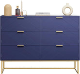 Commode - Dressoir - Ladekast - 100x34x73,5 cm - Marineblauw - UEV