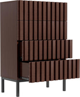 Commode - Dressoir - Ladekast - 60x34,5x92 cm - Bruin - UEV