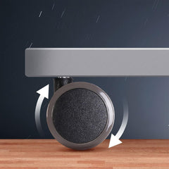 Zwenkwielen set van 4 - Met schroefdraad - 50mm - FLEXISPOT