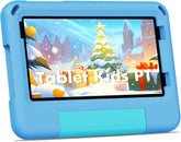 PRITOM TAB7 PRO Kindertablet 7 inch, 64 GB, 3 GB RAM (geüpgraded), peutertablet Android 14 met wifi, dubbele camera, educatieve functies, spelletjes, vooraf geïnstalleerde kindersoftware, ouderlijk toezicht, blauw