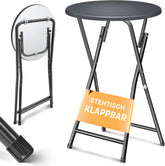 KESSER® Bartafel - Bistrotafel - Klaptafel - 110cm - Antraciet
