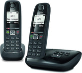 Gigaset AS470A Duo DECT-telefoon nummerweergave, zwart