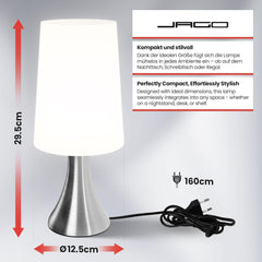 Tafellamp - Bureaulamp - Tafellamp slaapkamer - Wit