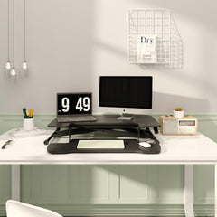 Monitor verhoger - Laptop verhoger - Bureau verhoger - 78x48 cm - Zwart - M18M - FLEXISPOT
