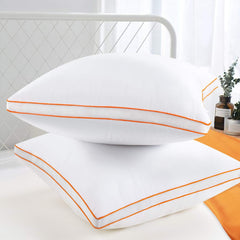 Maxzzz Hoofdkussen, 80 x 80 cm, set van 2, wasbaar kussen van microvezel 3000 g, ademend en stapsvriendelijk binnenkussen geschikt voor mensen met een allergie, optimale ondersteuning voor alle slaaphoudingen