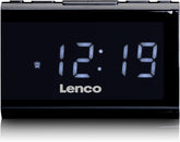 Wekkerradio - Digitale wekker - Alarmklok - Zwart - Lenco - CR-525 •