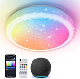 Aigostar Smart RGB Plafondlamp - Dimbaar - 24W - 39 cm - 3000K-6500K