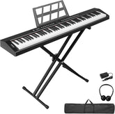 Keyboard - Digitale piano - Piano - 88 toetsen - Zwart - LEADZM