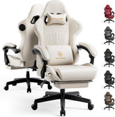 Ergonomische Bureaustoel - Office Chair - Gamestoel - Volwassenen - Beige - GTPLAYER - ACE-PRO6