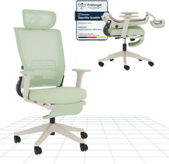 Ergonomische Bureaustoel - Office Chair - Gamestoel - Volwassenen - Groen - OS1GN - FLEXISPOT
