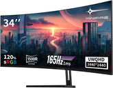 Gaming Monitor - Beeldscherm computer - 34 inch - Curved - 165Hz - UWQHD - Minifire