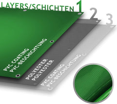 Dekzeil - 5x8m - Waterdicht - Multifunctioneel - Groen
