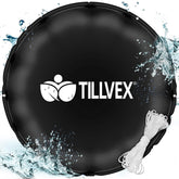Tillvex® Zwembadkussen - 300cm - Zwembadafdekking - Waterdicht - Zwart