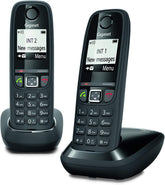 Gigaset - L36852-H2509-N101 Gigaset AS470 Duo - Draadloze telefoon met DECT / GAP, zwart