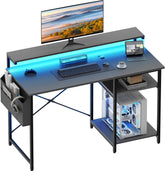 Bureau - Computertafel - Computerbureau - 100x48 cm - Grijs
