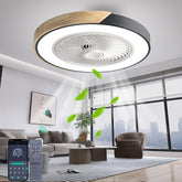 Plafondventilator met verlichting - Plafondlamp met ventilator - Dimbaar - Ø50cm - YuYe