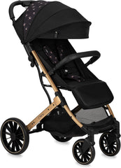 MoMi ESTELLE PLUS LIGHT Kinderwagen vanaf 6 maanden (tot 22 kg), opvouwbare buggy met 5-punts veiligheidsgordel, boodschappenmand en verstelbare rugleuning, telescopische duwstang, blijft rechtop staan na het opvouwen.