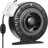 Buisventilator - Kanaalventilator - Inline Ventilator - Regelbaar - Zwart - Z6 - VIVOSUN