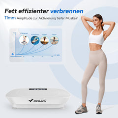 Trilplaat - Trilplaat fitness - Vibratie plaat - Powerplate - Grijs - MERACH