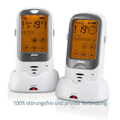 Alecto DBX-68 - Outdoor Babyfoon - Tot 1km bereik - Wit/Antraciet •
