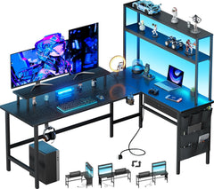 Bureau - Computertafel - Computerbureau - 150x100 cm - Zwart - HLONONE •