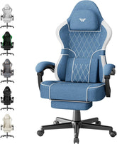 Ergonomische Bureaustoel - Office Chair - Gamestoel - Volwassenen - Blauw - Ferghana