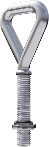 GORILLA SPORTS® Kettlebell verstelbaar – handvat voor 30 mm halterschijven, incl. stersluiting, max. 50 kg, chroom – kogelhalter, swinghalter, halters, gewichten, full-body training, krachttraining