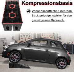 Oprijblokken - Oprijplaten - Set van 2 - Zwart - TRMLBE