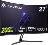 Gaming Monitor - Beeldscherm computer - 27 inch - Curved - 200Hz - FHD - Amzfast