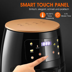 Airfryer XXL - heteluchtfriteuse - 6L - 1600W - Zwart - OYAJIA •