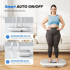 Trilplaat - Trilplaat fitness - Vibratie plaat - Powerplate - Grijs - MERACH