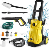 Hogedrukreiniger - Hogedrukspuit - Terrasreiniger - 1500W - Geel