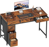 Bureau - Computertafel - Computerbureau - 120x50 cm - Bruin - HLDIRECT