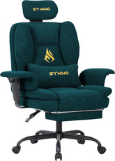 Ergonomische Bureaustoel - Office Chair - Gamestoel - Volwassenen - Groen - SYMINO