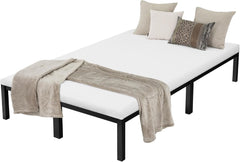 Bedframe met lattenbodem - 120x200 cm - Metaal - Zwart - ML-Design