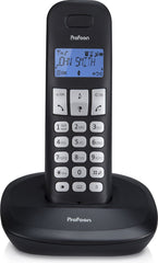 Huistelefoon senioren - Senioren telefoon - Vaste lijn - Zwart - Profoon PDX-1130 •