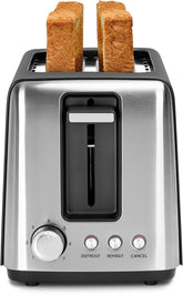 Broodrooster - Toaster - 2 sleuven - 750W - Zwart