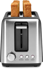 Broodrooster - Toaster - 2 sleuven - 750W - Zwart