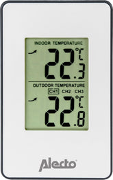Weerstation - Binnen en buiten - Met buitensensor - Draadloos - Alecto WS-1050