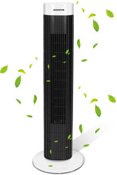 Taylor Swoden Torenventilator - Fluisterstil - Oscillatie - Wit •