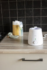 Alecto BW-70 - Flessenwarmer geschikt voor ieder flesje en potje - Snel en gemakkelijk in gebruik - Wit •