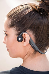 Lenco HBC-200 Bluetooth® koptelefoon met bone conduction - Grijs •