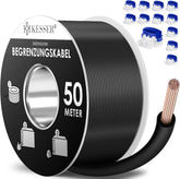 KESSER® Begrenzingskabel - 50 meter - Zwart