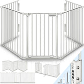 Veiligheidshek - Haardscherm - Hondenhek - 240cm - Grijs - KIDUKU®