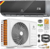 Split Unit Airco - Airconditioning - Quick Connect - Warm & Koud - 12000 BTU - Antraciet - KESSER®