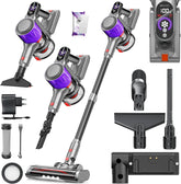 Steelstofzuiger - Draadloos - Stofzuiger Zonder zak - 28KPa - Grijs - KESSER®